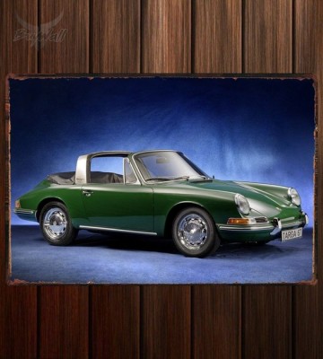 Металлическая табличка Porsche 911 2.0 Targa (901) 572